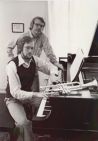 Gardner and Reidy at a Piano